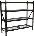 Ironton 4-Tier Industrial Steel Shelving Unit, 000-Pound Load Capacity by Ironton