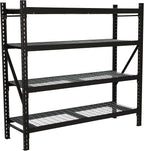 Ironton 4-Tier Industrial Steel Shelving Unit, 000-Pound Load Capacity by Ironton