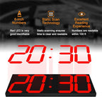 LED Large Digital Wall Clock, Oversize Wall Clock - Image 5