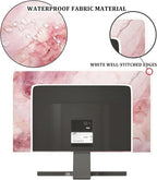 Baocicco Fashion Pink Marble Waterproof Television Cover 45, 48 Inch Full Body - Image 3