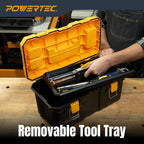 POWERTEC 19-Inch Tool Box with Trays - Image 4