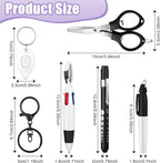 12 pcs Nurse Pen Set Two Colors Black Silver Include Permanent Marker Pen Pen - Image 2