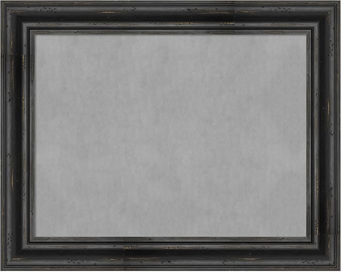Amanti Art Black Framed Magnetic Board 23x29 Medium Vision Board by AmantiArt