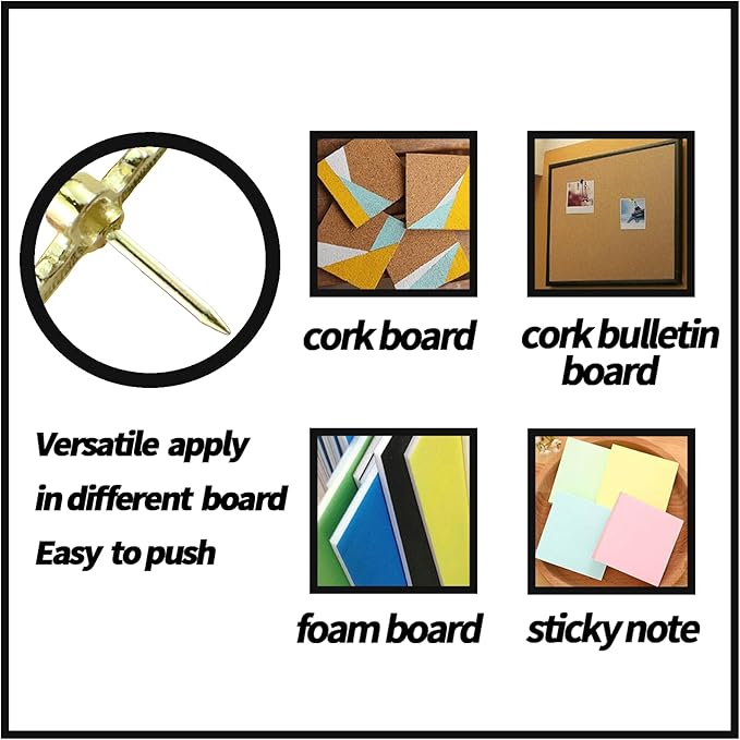 Gold-Tone Airplane Push Pins 30 Pack - Image 7