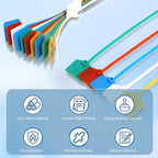 6 in Cable Tags Zip Tie Labels, Nylon Cable Ties - Image 2