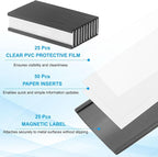 PATIKIL Magnetic Label Holder 2" x 0.5" - Image 3