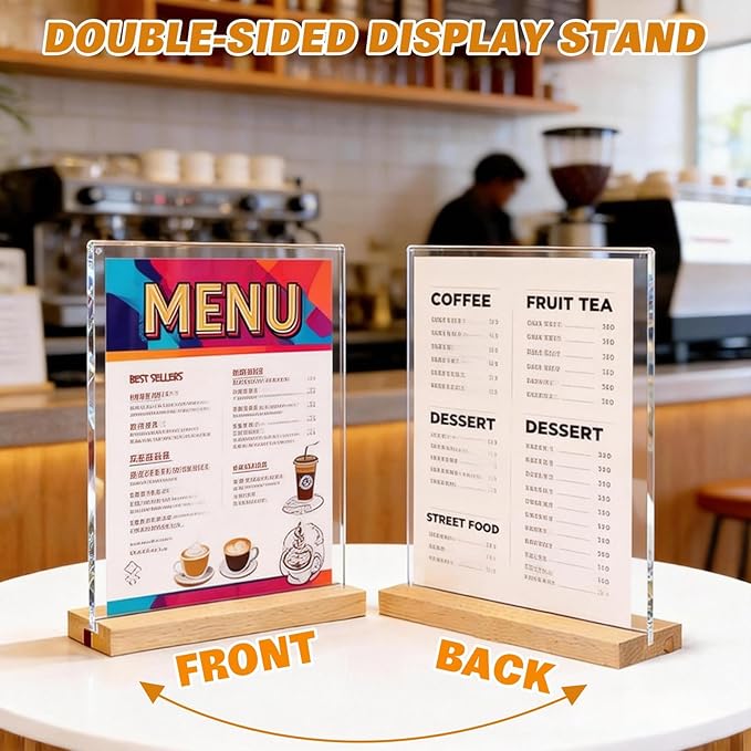Acrylic Sign Holder 8.5" x 11" - Image 6