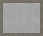 Amanti Art Grey Framed Magnetic Board 47x55 Oversize Vision Board by AmantiArt