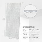 Olanglab Acoustic Wall Panels 10 Pack, 48 x 24 per Acoustic Panels Sound - Image 2