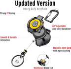 MNGARISTA 2-Pack Upgraded Retractable Keychain, 10 OZ Retraction, 31.5" - Image 6