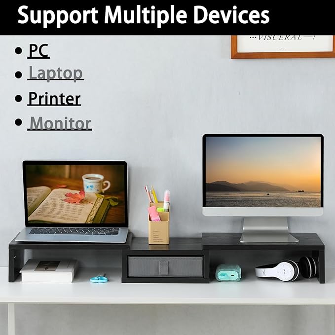 TEAMIX Dual Monitor Stand Riser - Image 7