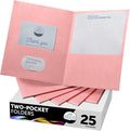 FILE-EZ Two-Pocket Folders, Durable Textured Paper by FILE-EZ