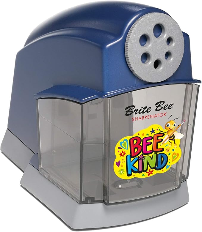 Brite Bee Sharpenator – Heavy Duty Classroom Electric Pencil Sharpener by Brite+Bee