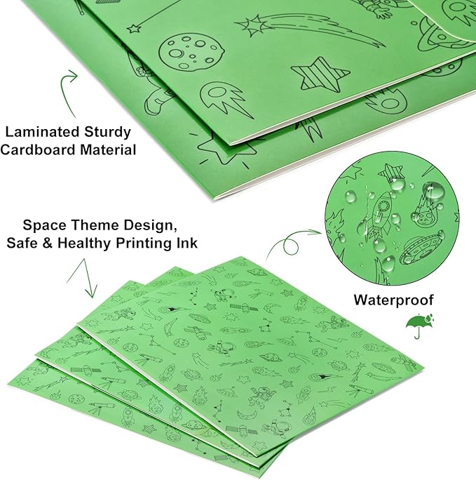 Ubenic 24-Pack Desk Dividers for Students, Space Cardboard Privacy Boards for - Image 3