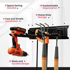 tidyme garage tool organizer wall mount, 48", 3 showing dimensions