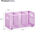 Marbrasse Mesh Pen Holder for Desk, Pencil Holder Desk Organizer 3 Adjustable - Image 2