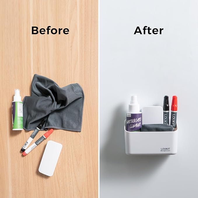 loukin Magnetic Marker Holder, Dry Erase Marker Holder, Remote Control Holder - Image 5