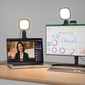 Upgraded Ring Light for Laptop, Monitor & Desk – Eye-Caring Diffused LED