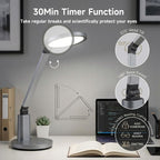 desk lamp for home office, eye-caring diffused table, package contents