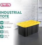 Sterilite 24-Pack Industrial Tote, Plastic Storage Container Bins - Image 2