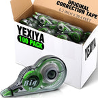 Yexiya 100 Pcs Correction Tapes Original Correction Wide Eraser Applicator Easy by Yexiya
