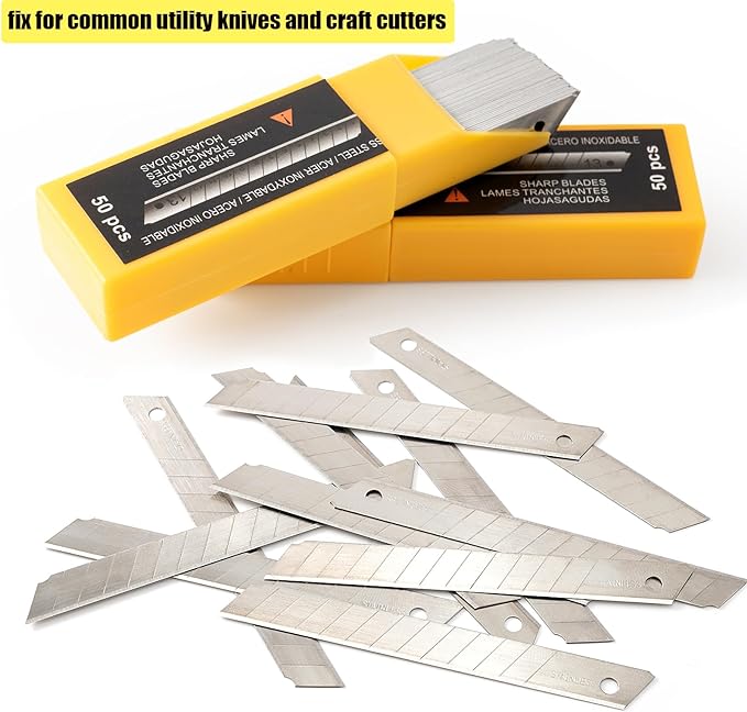 Gomake 9mm Utility Knife Replacement Blades, Snap Off Blades - Image 5