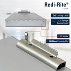 Saunders Metal Clipboard with Storage, Legal Size Paper Organizer, Steel Clip - Image 3
