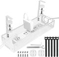 Under Desk Cable Management Tray, Cable Management Under Desk No Drill by Unknown