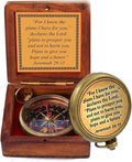 For I Know The Plans I Have For You, Jeremiah 29:11, Solid Brass Directional by TADIZAYN