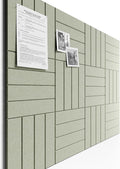 Bumusty Large Cork Board Alternative-47 x35 Felt Bulletin Board Tiles, by Bumusty