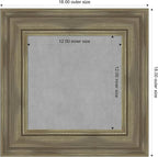 Amanti Art Grey Framed Magnetic Board 18x18 X-Small Vision Board - Image 4