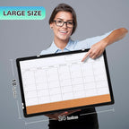 Monthly Calendar Whiteboard, Magnetic Dry Erase Board, Double-Sided White Board - Image 7