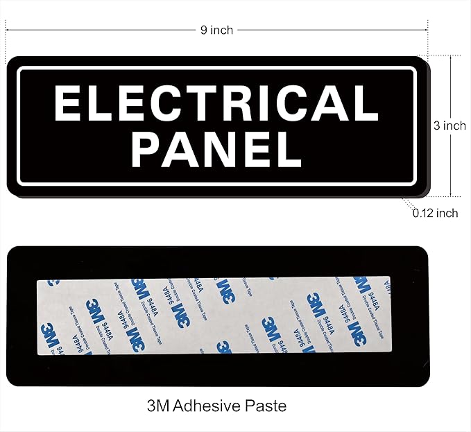 Electrical Panel Sign – Standard Electrical Cabinet Sign, Premium Durable - Image 2