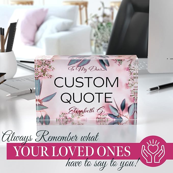 Custom Acrylic Sign Personalized, Custom Desk Name Plate, 18 Styles, - Image 5