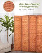 JOSTYLE 6ft Folding Privacy Screens 6-Panel Freestanding Room Dividers - Image 6