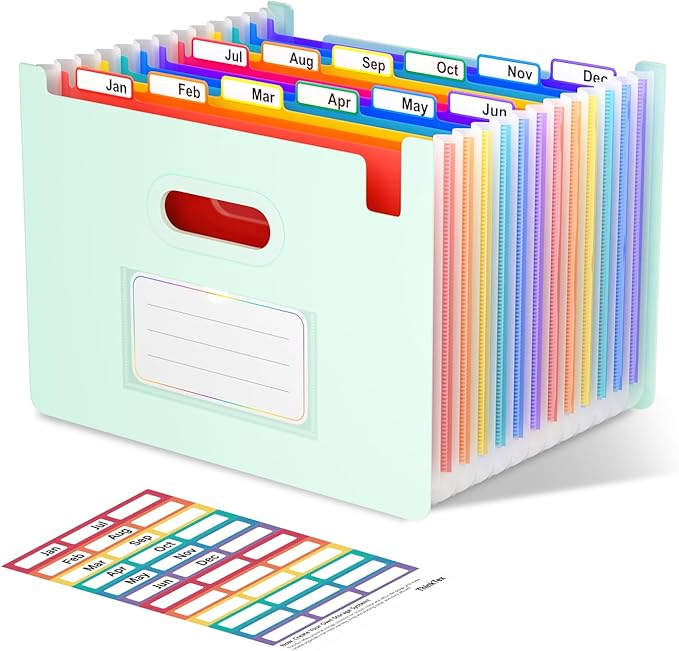 ThinkTex Accordion File Organizer, 12 by ThinkTex