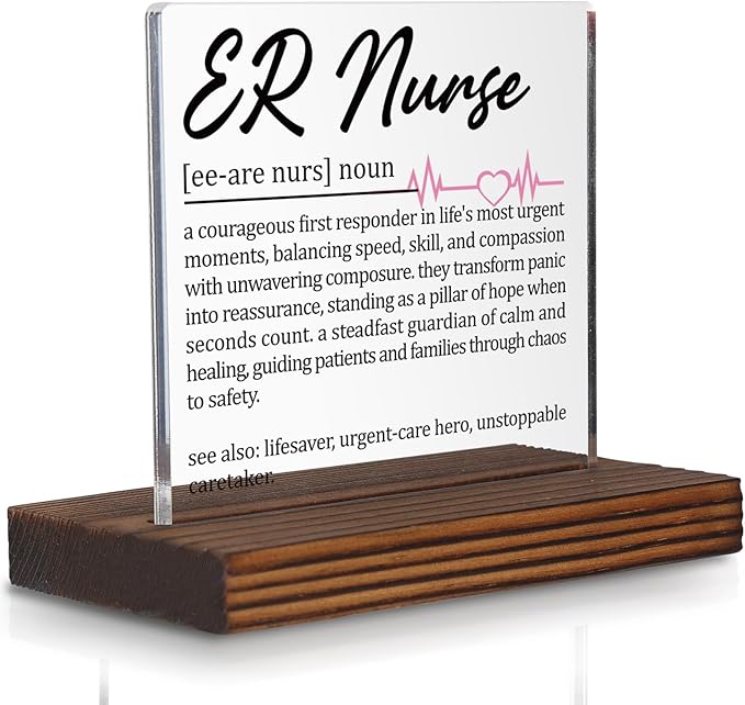 Emergency Nurse Gifts, Thank You Appreciation Gifts by Pariveca