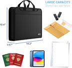 Fireproof & Waterproof Accordion File Organizer, 13-Pocket Expanding Document - Image 3