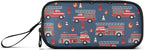 BOENLE Custom Fire Trucks Pencil Case Box Boys Girls Personalized Name Large - Image 8