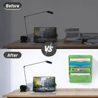 EASEPRES 5 Pocket Mesh Hanging Wall File Organizer, Wall Mounted Mail Paper - Image 3