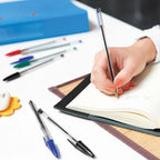 BIC Cristal Xtra Smooth Blue Ballpoint Pens, Medium Point, 500-Count Box - Image 5