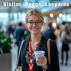 Visitor Badge Lanyards Volunteer Badge Holder - Image 8