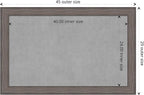 Amanti Art Grey Framed Magnetic Board 29x45 Large Vision Board - Image 4