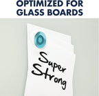 Quartet Strong Magnets, Glass Whiteboard, Dry Erase Board, 6 Pack - Image 2