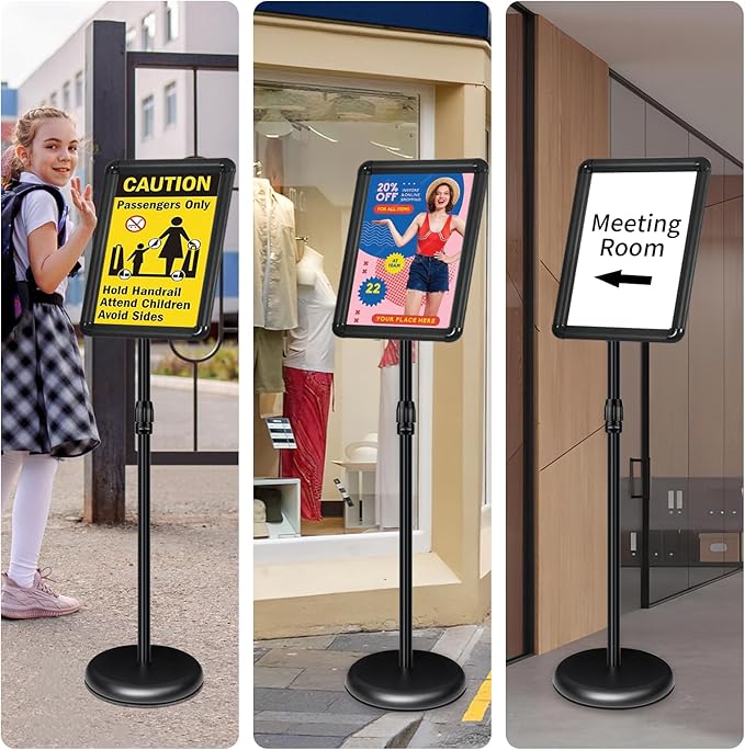 INNOVSIGN 6Pack Adjustable Pedestal Sign Holder - Image 9