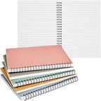 5 Pack 6x8 inch Spiral Journals, Small Notebooks Bulk - Image 2