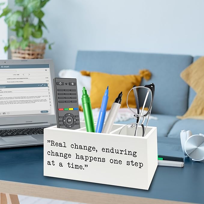 QZQE Inspirational Gifts Pen Pencil Holder Organizer - Image 3