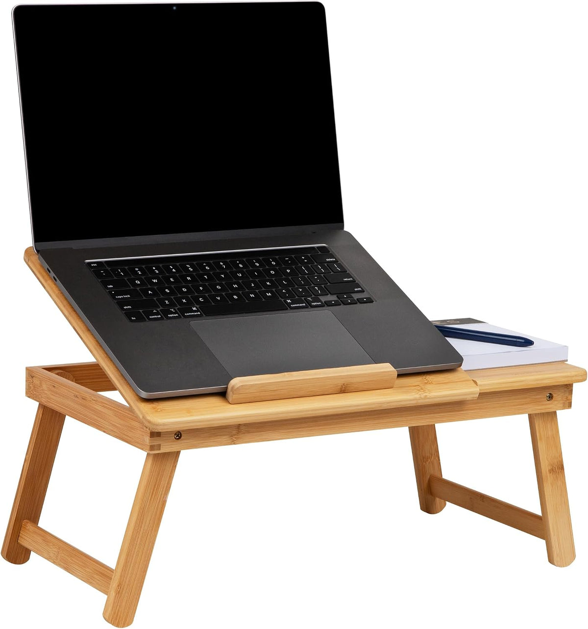 Mind Reader Lap Desk, Laptop Stand with Folding Legs for Bed Dorm Room and Ho...