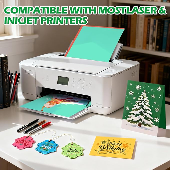 160 Sheets 5" X 7" Colored Cardstock, 80 Assorted Colors 180 GSM/65 LB - Image 5