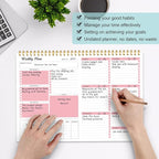 Weekly Planner Notepad Undated Weekly Goals Schedule Planner To Do List - Image 2